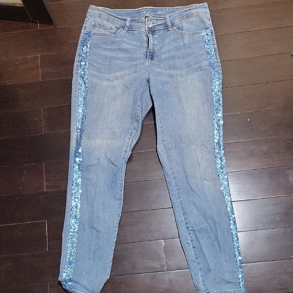 INC International Concepts Blue Straight Leg Jeans